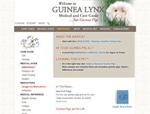 Tablet Screenshot of guinealynx.info